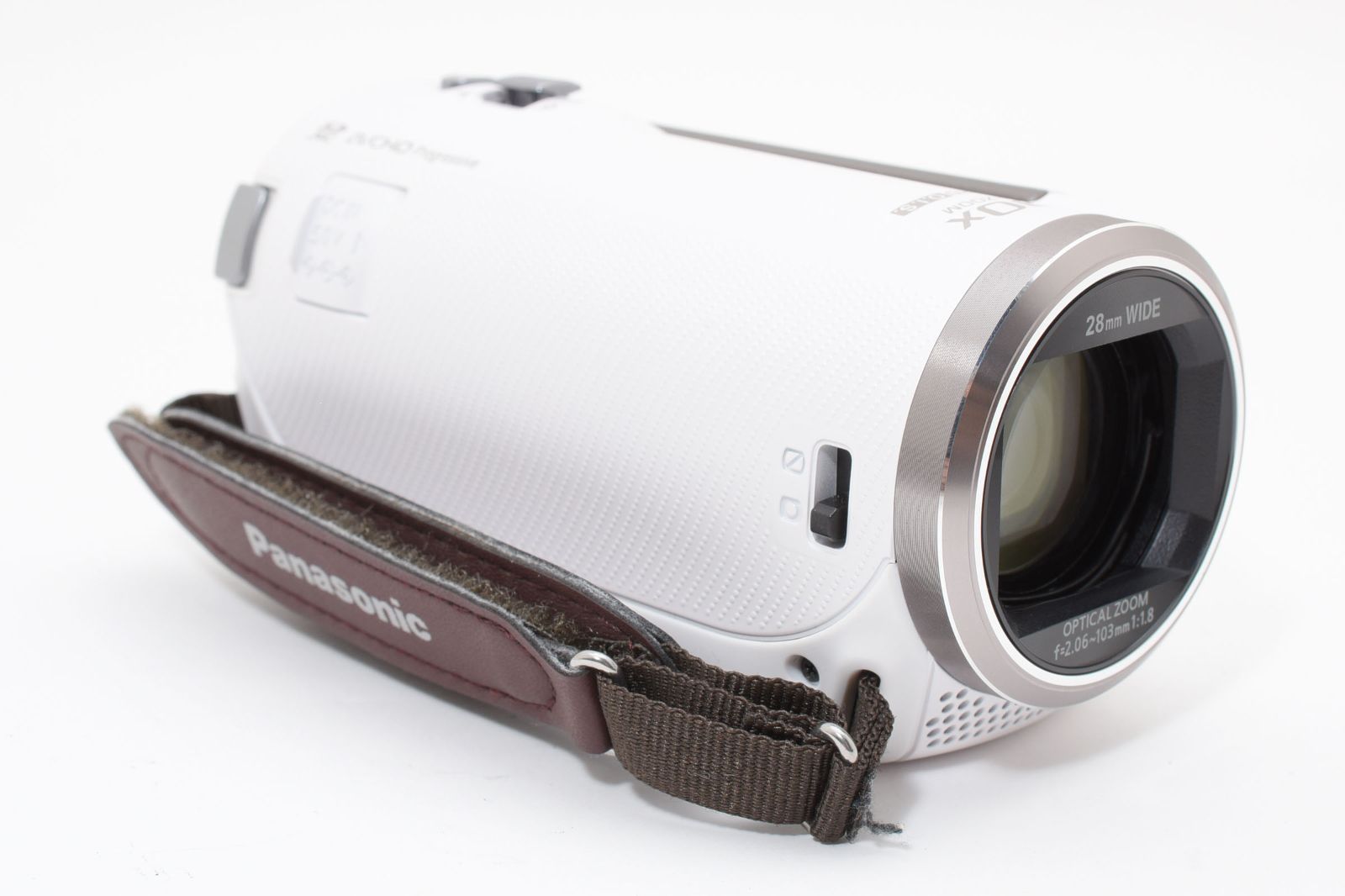  Panasonic HC V 360 MS ホワイト iA 90倍ズーム 5軸手ブレ補正 傾き補正 内蔵16 GB 軽量フルHDビデオカメラ 運動会 遠景に ビデオカメラ本体 ビデオカメラ