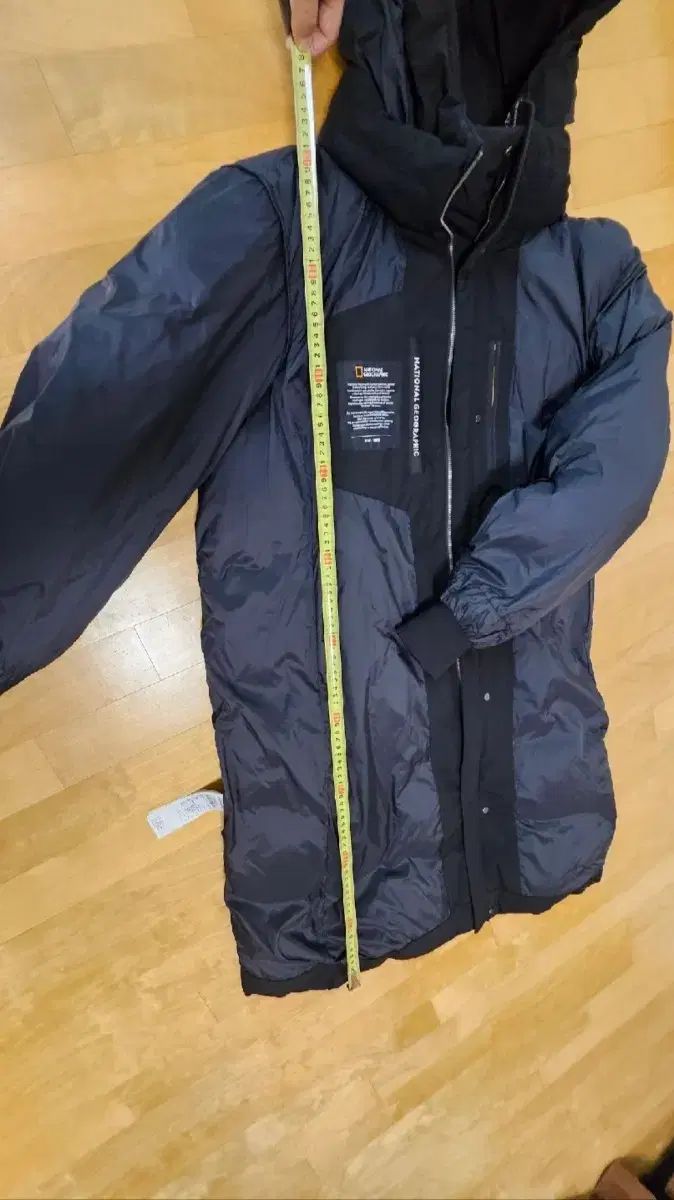 DISCOVERY ロング丈ダウンジャケット ブラック