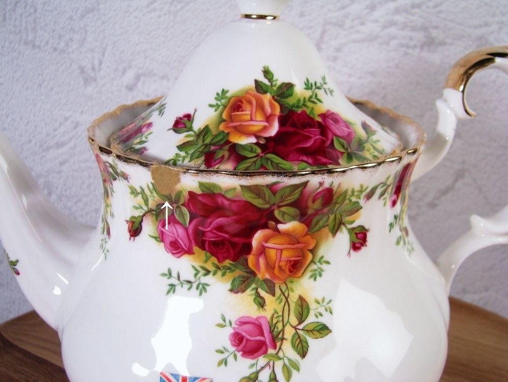 英国製 ヴィンテージ ロイヤルアルバート カントリーローズ ティーポット Lサイズ 25J057 WWW_IBETON_RU