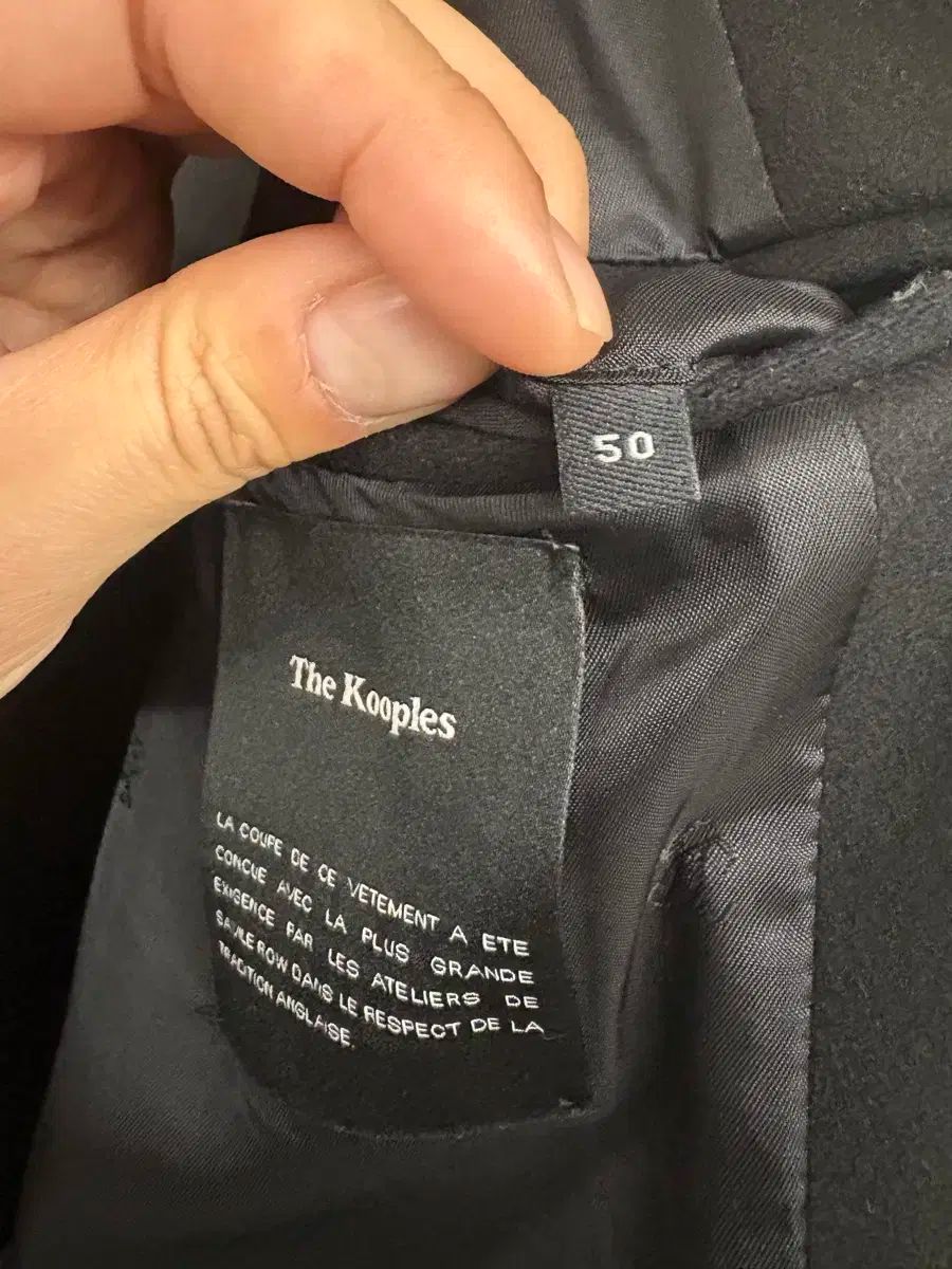 The Kooples ザ クープルス ブラック コート サイズ 95-100 KANDAIZUMI_COM