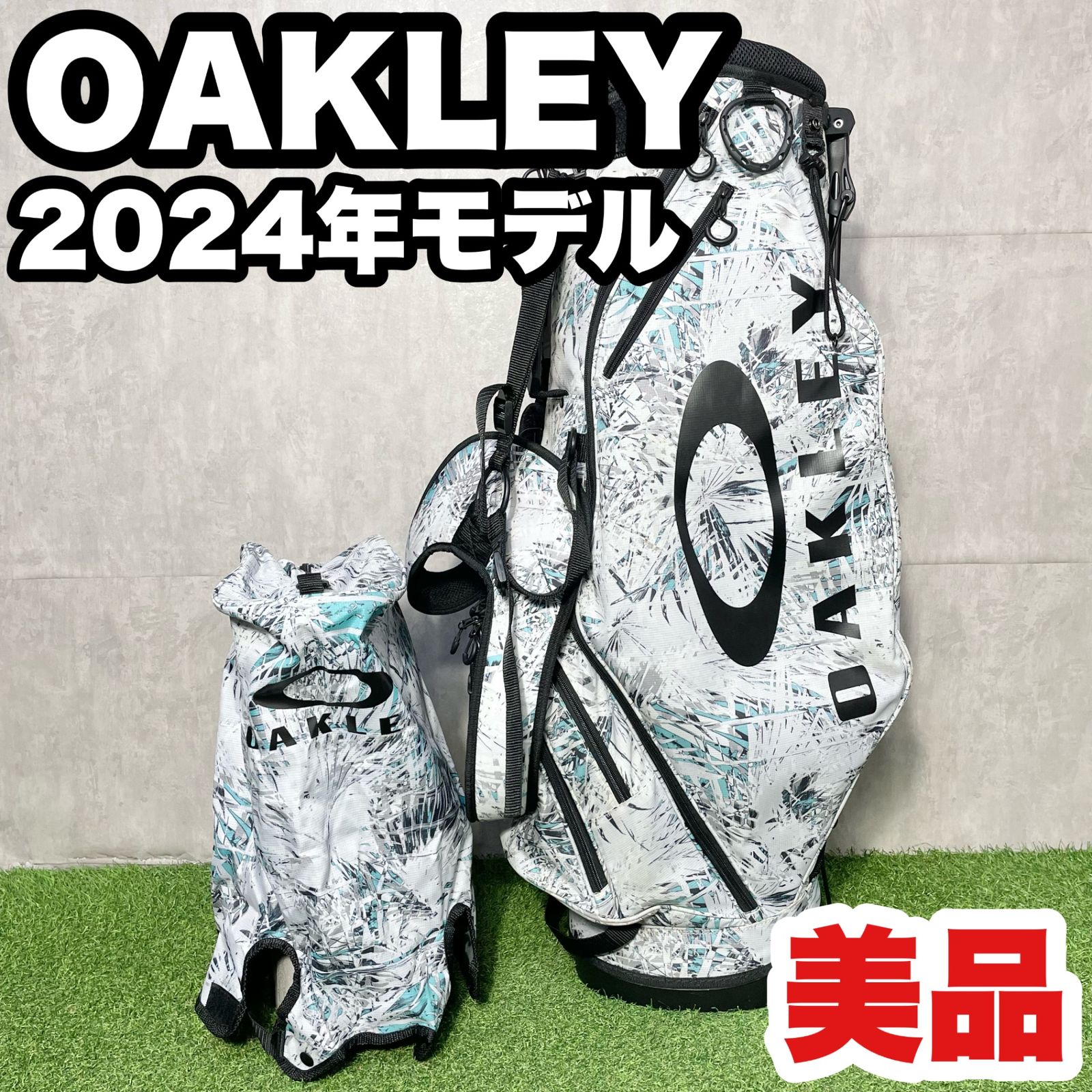 OAKLEY オークリー キャディバッグ ゴルフバッグ スタンド式 軽量モデル モデル 高年式 9.5型 約2.6kg 47インチ対応 キャディバック