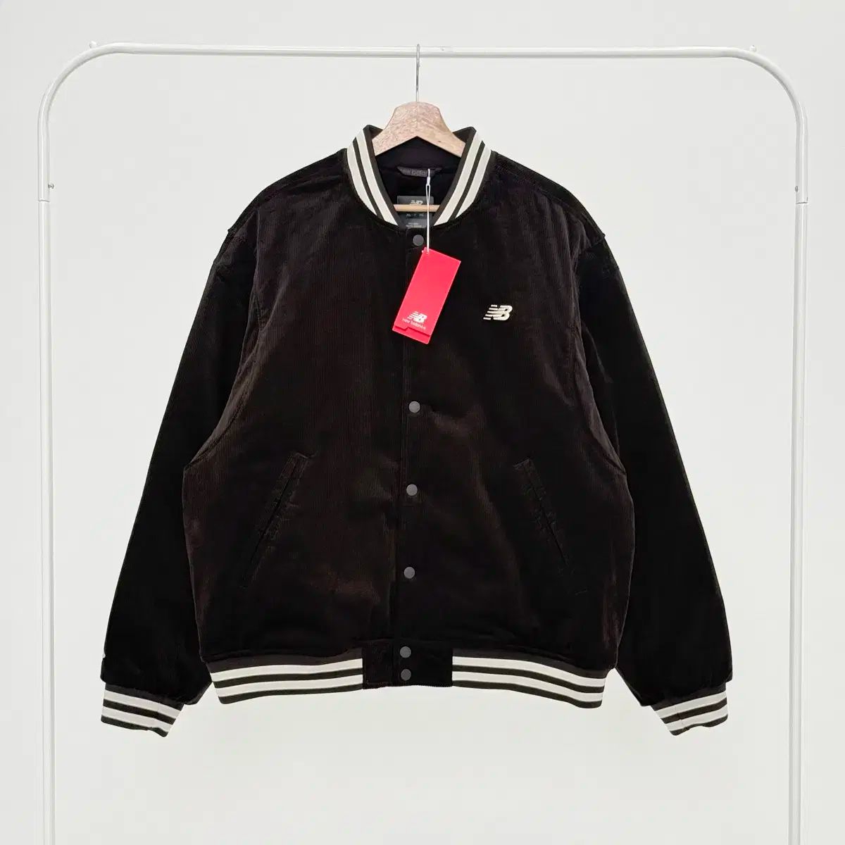 ニューバランス ヘリテイジ コーデュロイ ダウン ジャケット ブラウン XL