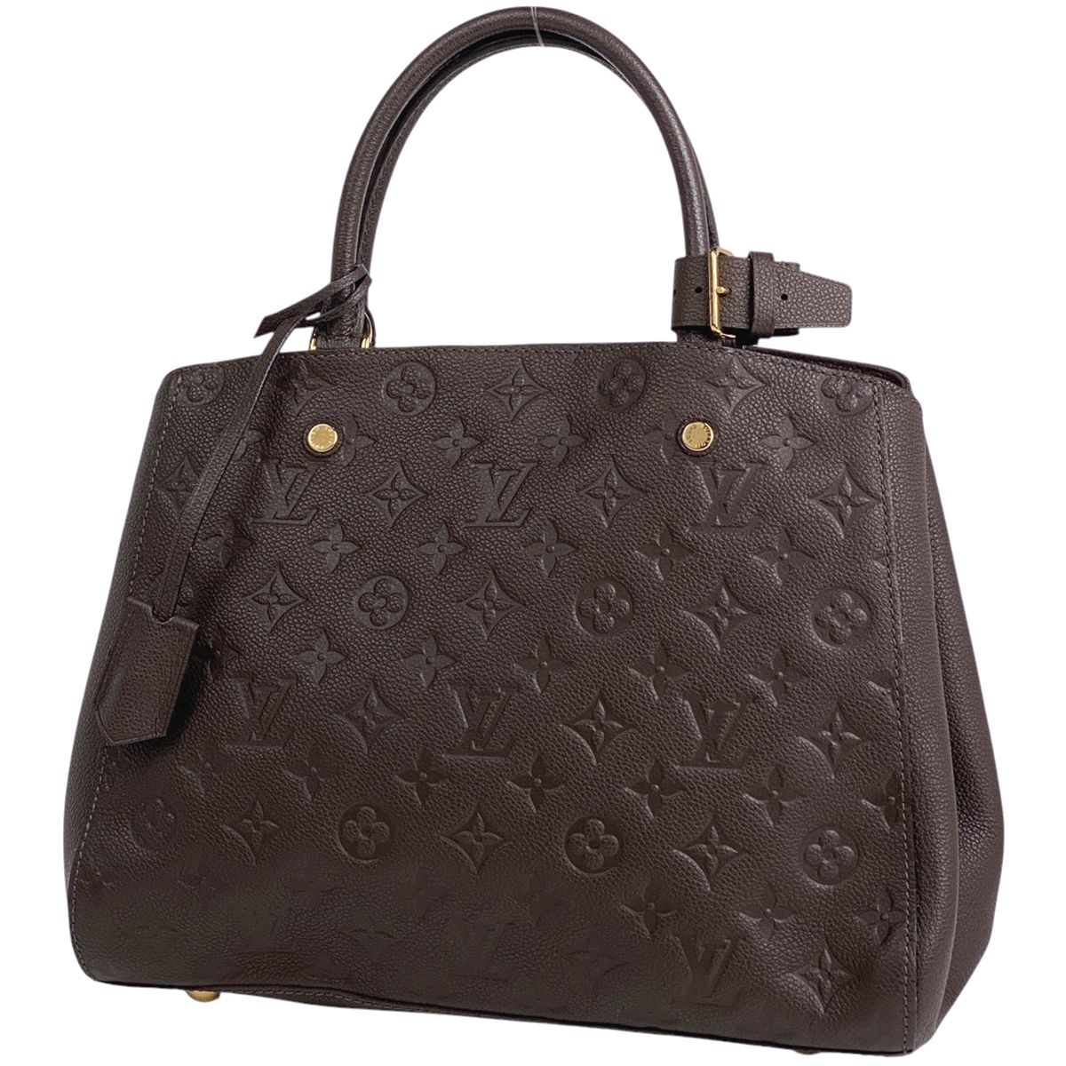 ルイ ヴィトン Louis Vuitton モンテーニュ MM 2WAY ショルダーバッグ ハンドバッグ モノグラムアンプラント テール ダークブラウン M41047 レディース