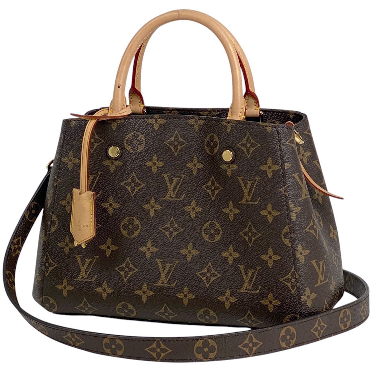 ルイ ヴィトン Louis Vuitton モンテーニュ BB ショルダーバッグ 2 WAY ハンドバッグ モノグラム ブラウン M 41055 レディース