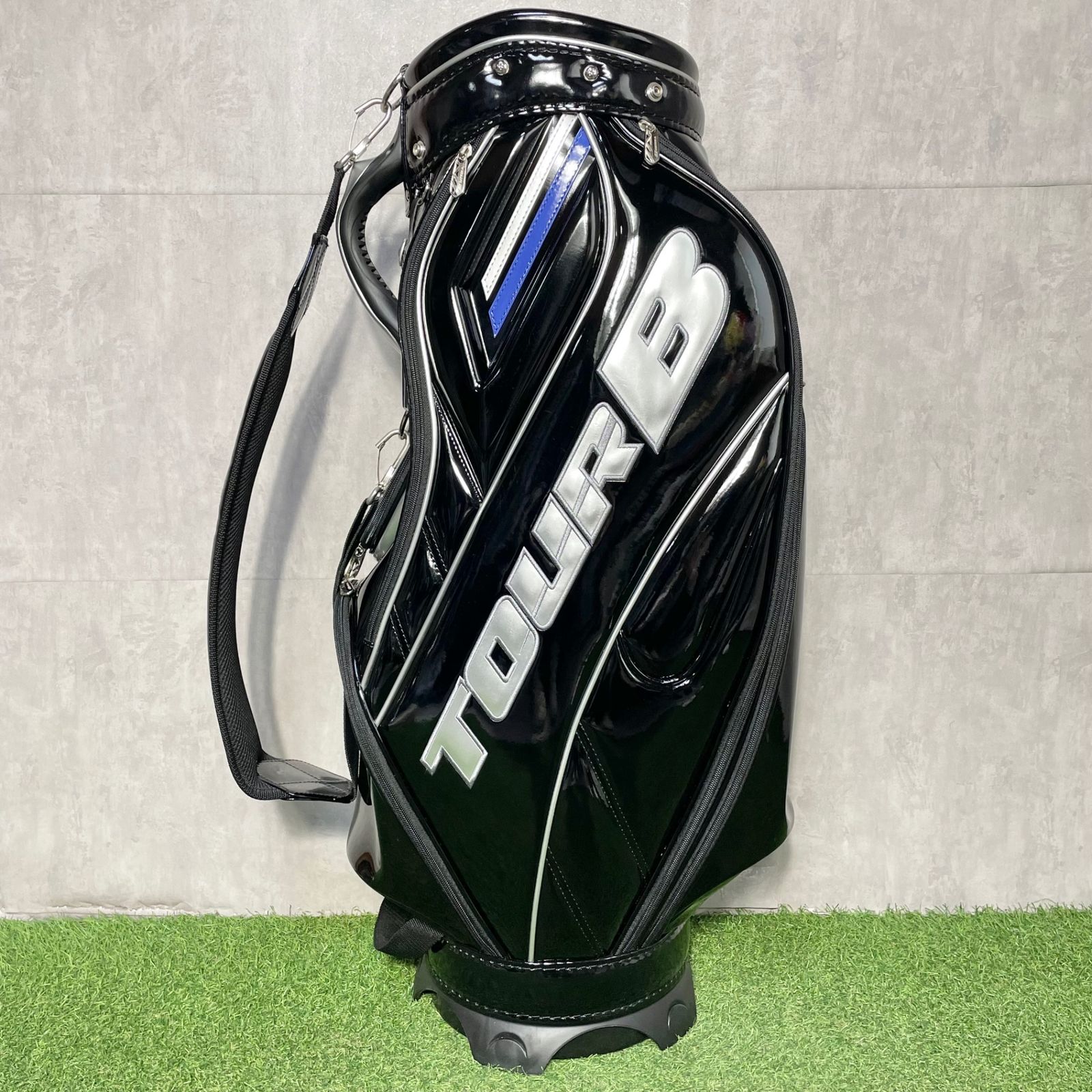 BRIDGESTONE TOUR B キャディバッグ ゴルフバッグ ブラック ブリヂストン エナメル ツアーB ブリジストン キャディバック MERCADOAVALIA_COM_BR