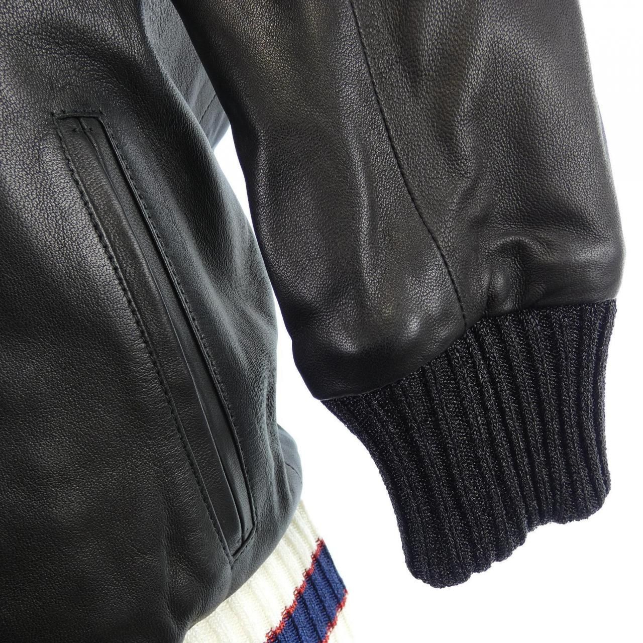 グッチ GUCCI HOLLYWOOD 479068-XG474 レザージャケット GULLKHAN_COM