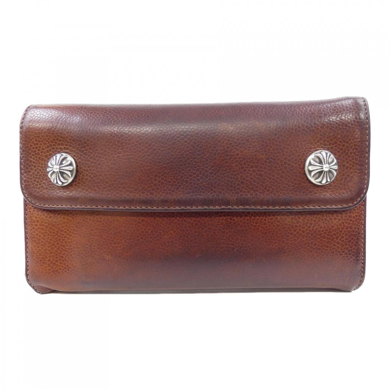 クロムハーツ CHROME HEARTS WAVE CROS BTN WALLET