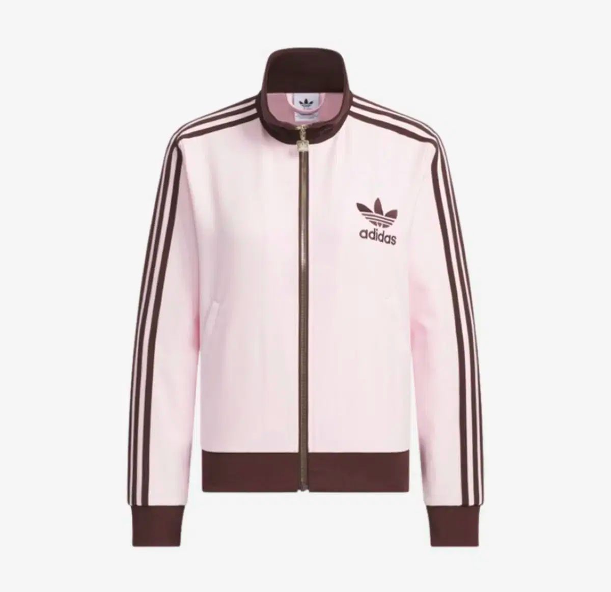 アディダス ピンク色 3本線 トラック ジャケット
