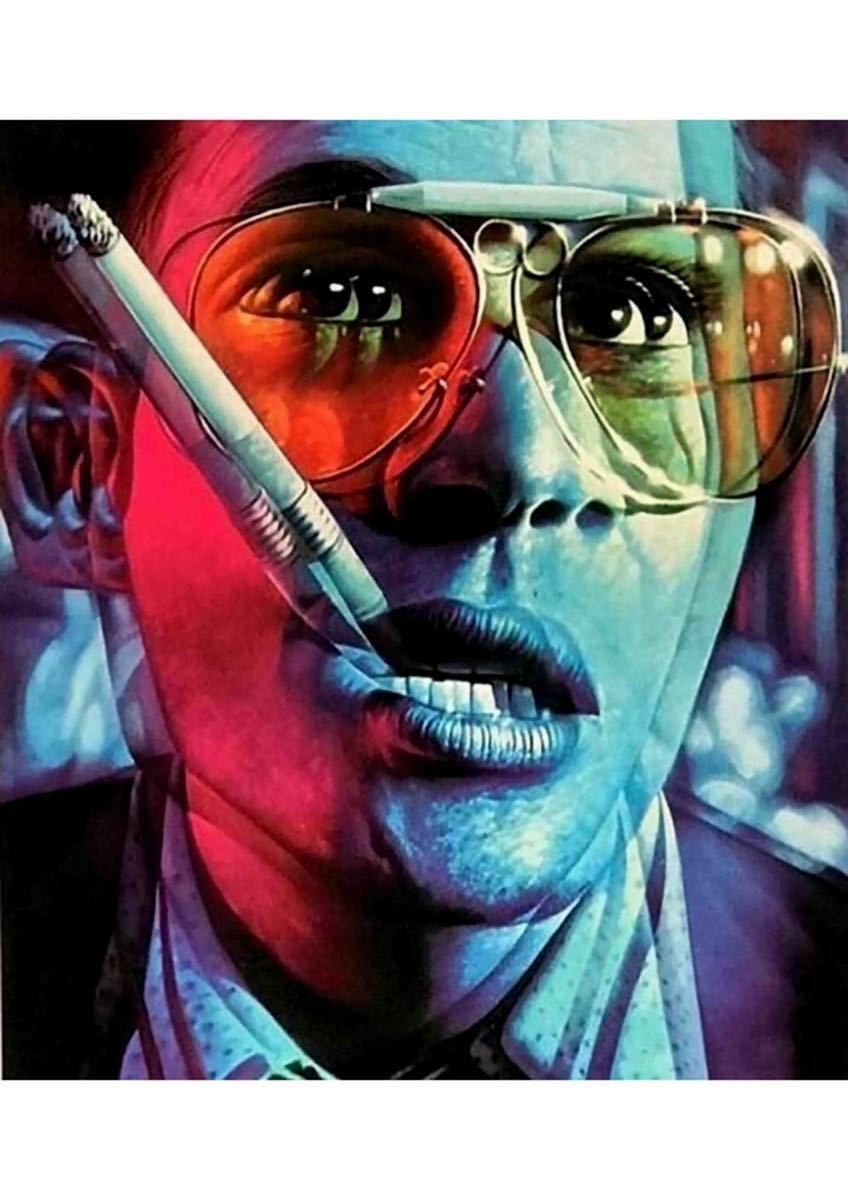 オリジナル ロンT ラスベガスをやっつけろ ラウル サイケ ジョニーデップ 映画 ロンT S M L XL タイト ジャスト 大きい ビッグ オーバーサイズ メンズ レディース ユニセックス ピンククリーム