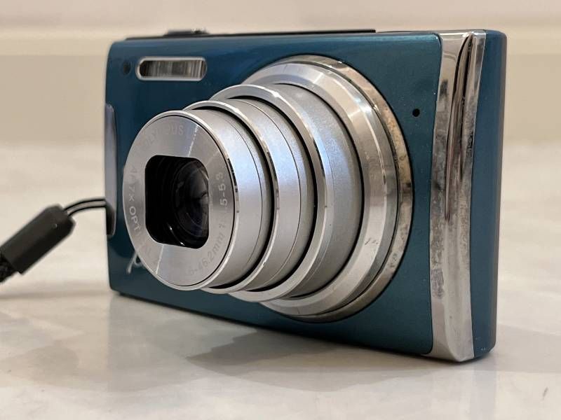 OLYMPUS オリンパス デジカメ u1060 ブルー コンデジ OLYMPUS