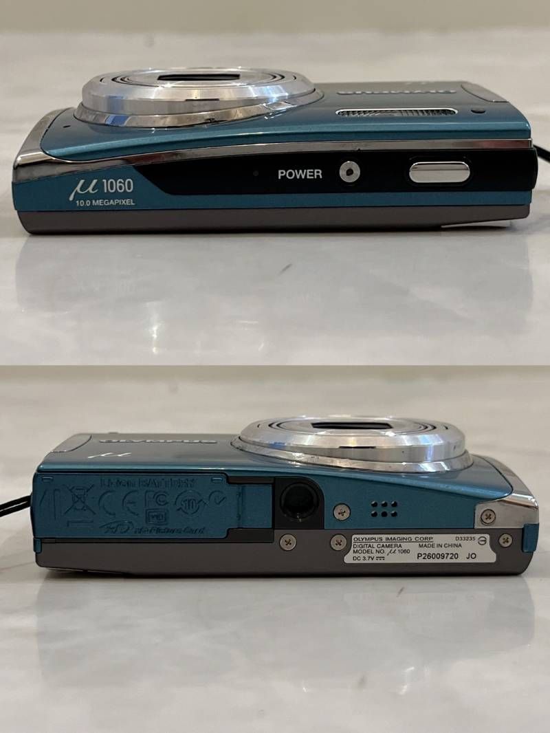 OLYMPUS オリンパス デジカメ u1060 ブルー コンデジ OLYMPUS ミュー1060 コンパクトデジタルカメラ OLYMPUS μ 1060