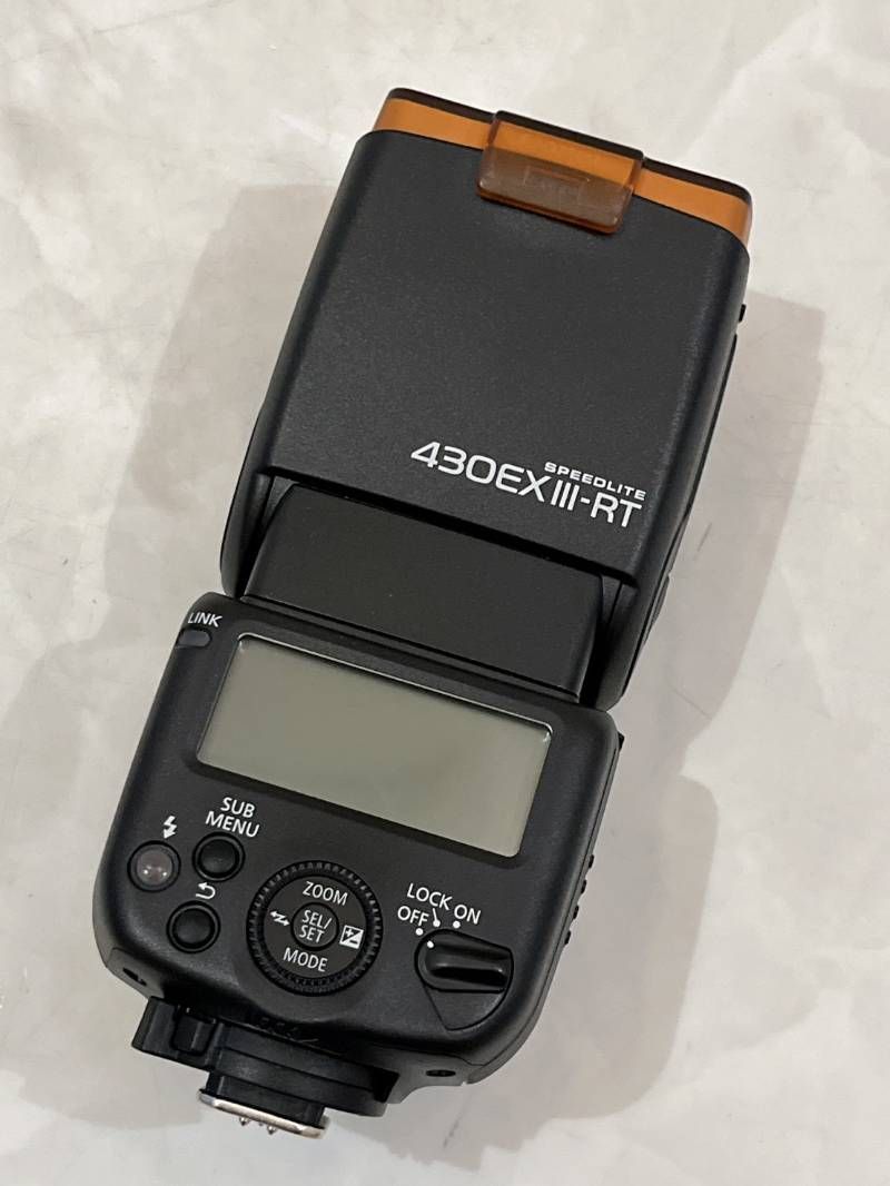 ! Canon Speedlite スピードライト 430 EX Ⅲ RT ストロボ 動作 ok! キャノン