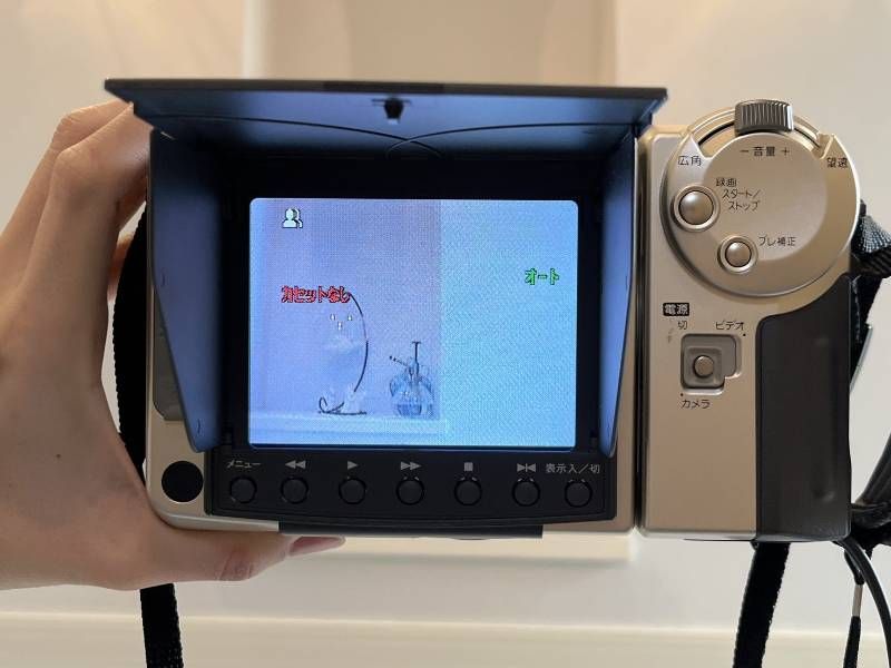 SHARP VL-EL480 液晶ビデオカメラ 当時物 現状品