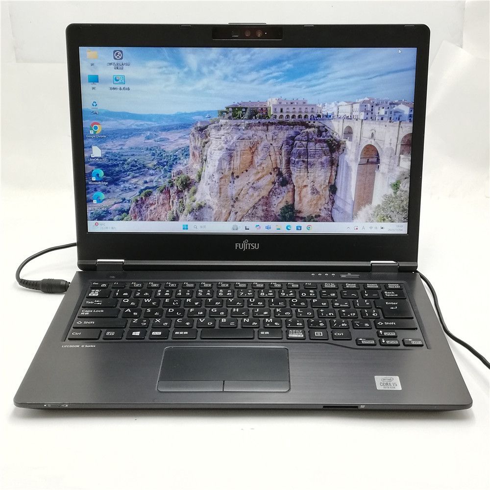 Wi-Fi有 富士通 ノートパソコン U7410 D 第10世代 Core i5 10310U 16GB 高速SSD 無線 カメラ Windows11 Office済 即使用可