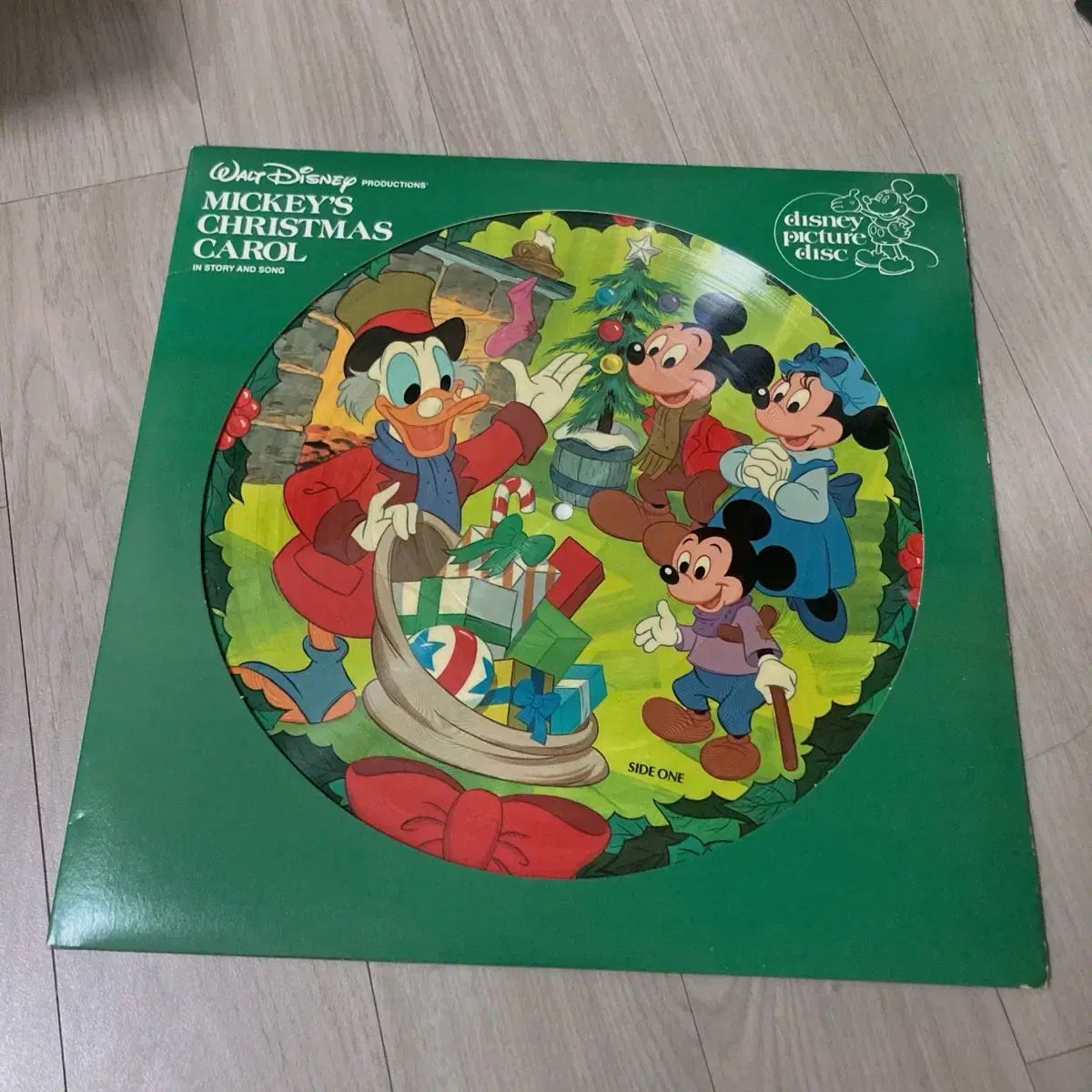 Disney ディズニー クリスマス LP ヴァイナル ビニールレコード ピクチャーディスク lp