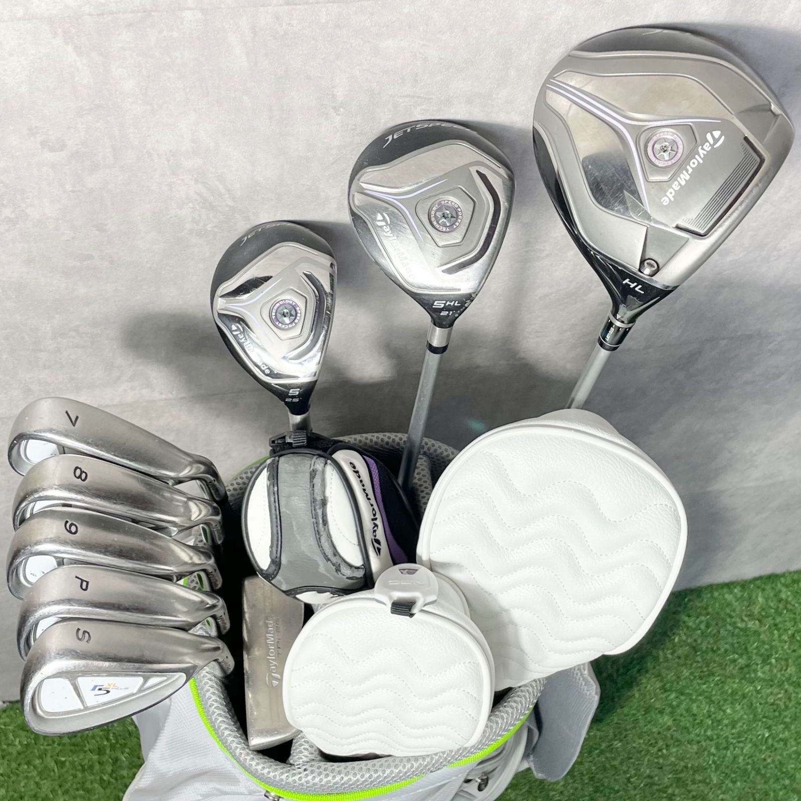 TaylorMade JET SPEED レディース L ゴルフクラブセット 9本 右 テーラーメイド ジェットスピード モデル キャディバッグ