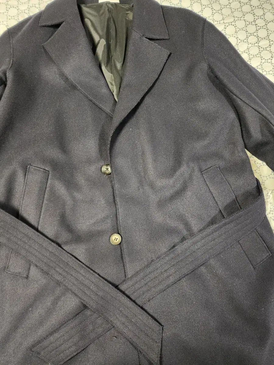 SIEG ジーク ストレッチ Single ベルテッド コート オーバーサイズ95