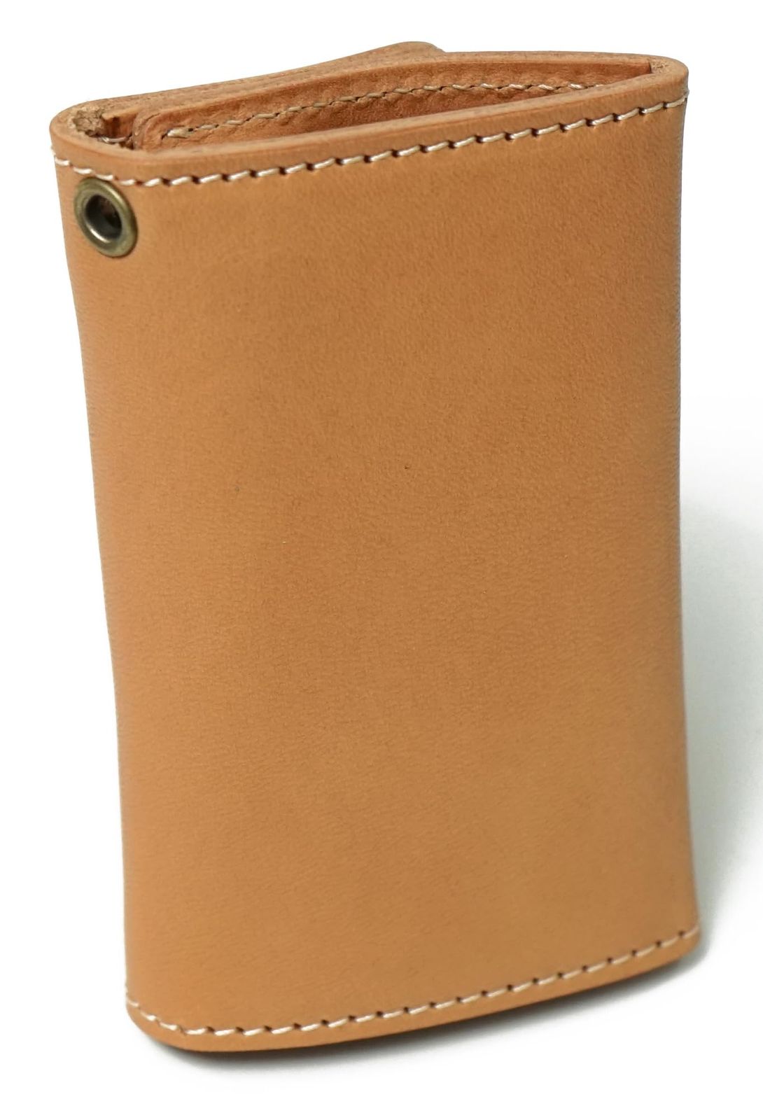 Prof Line 日本が世界に誇る栃木レザー のキーケース 小銭入れ付き 三つ折り 本革 5連 YKKファスナー