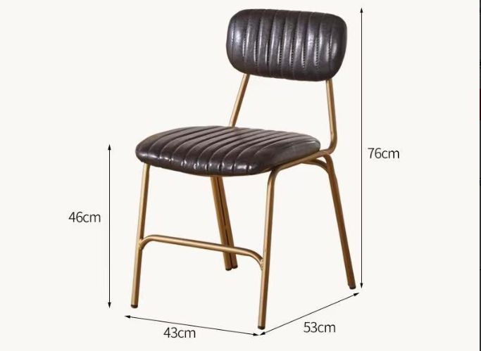 大好評 ダイニングチェアー ダイニング 椅子 イス アイアン 脚 アンティーク風 ダイニングチェア アイアン レザー 合皮 おしゃれ 家具 インテリア モダン 1脚