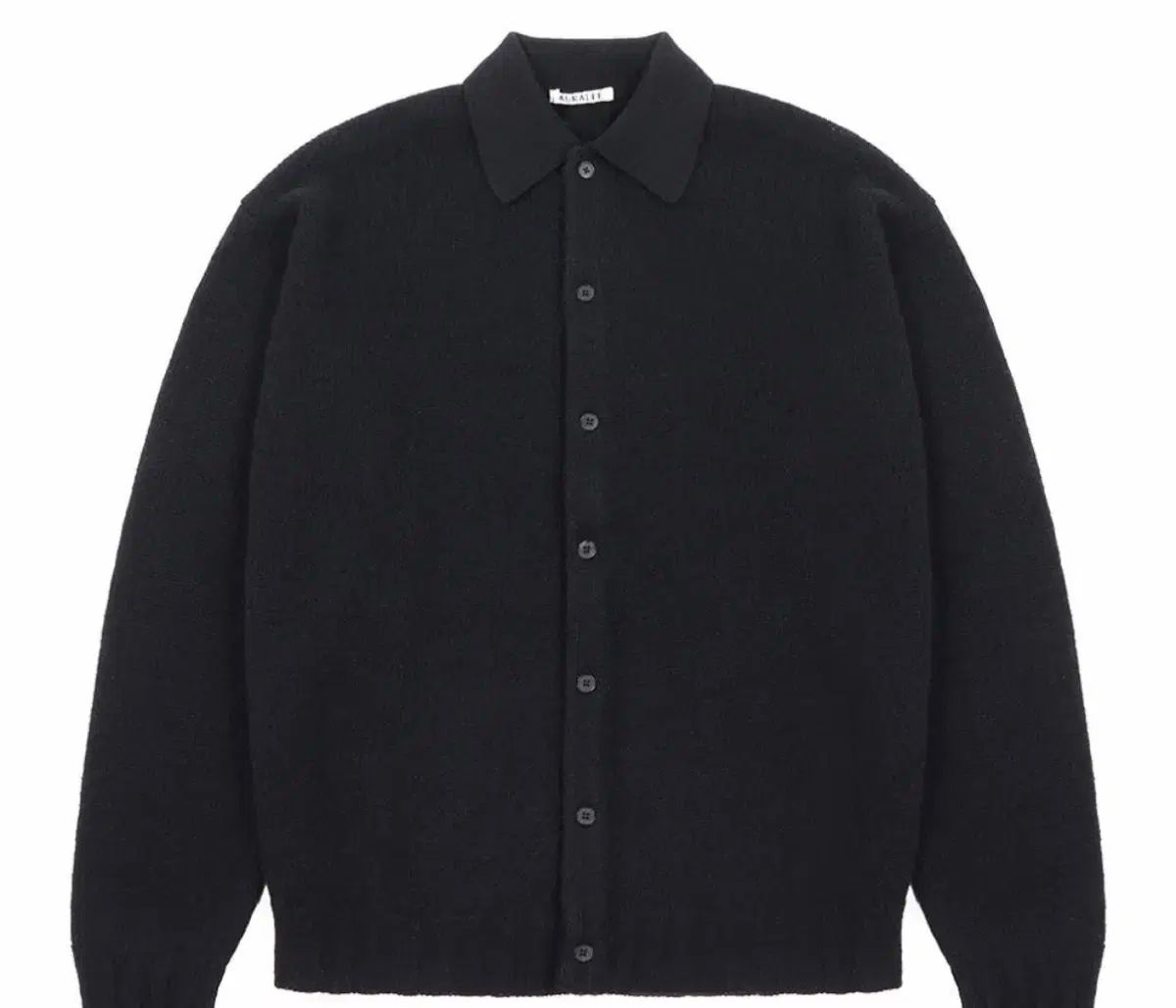 オーラリー シェットランド ウール カシミア カーディガン ブラック 4 コモリ グラフペーパー ナナミカ