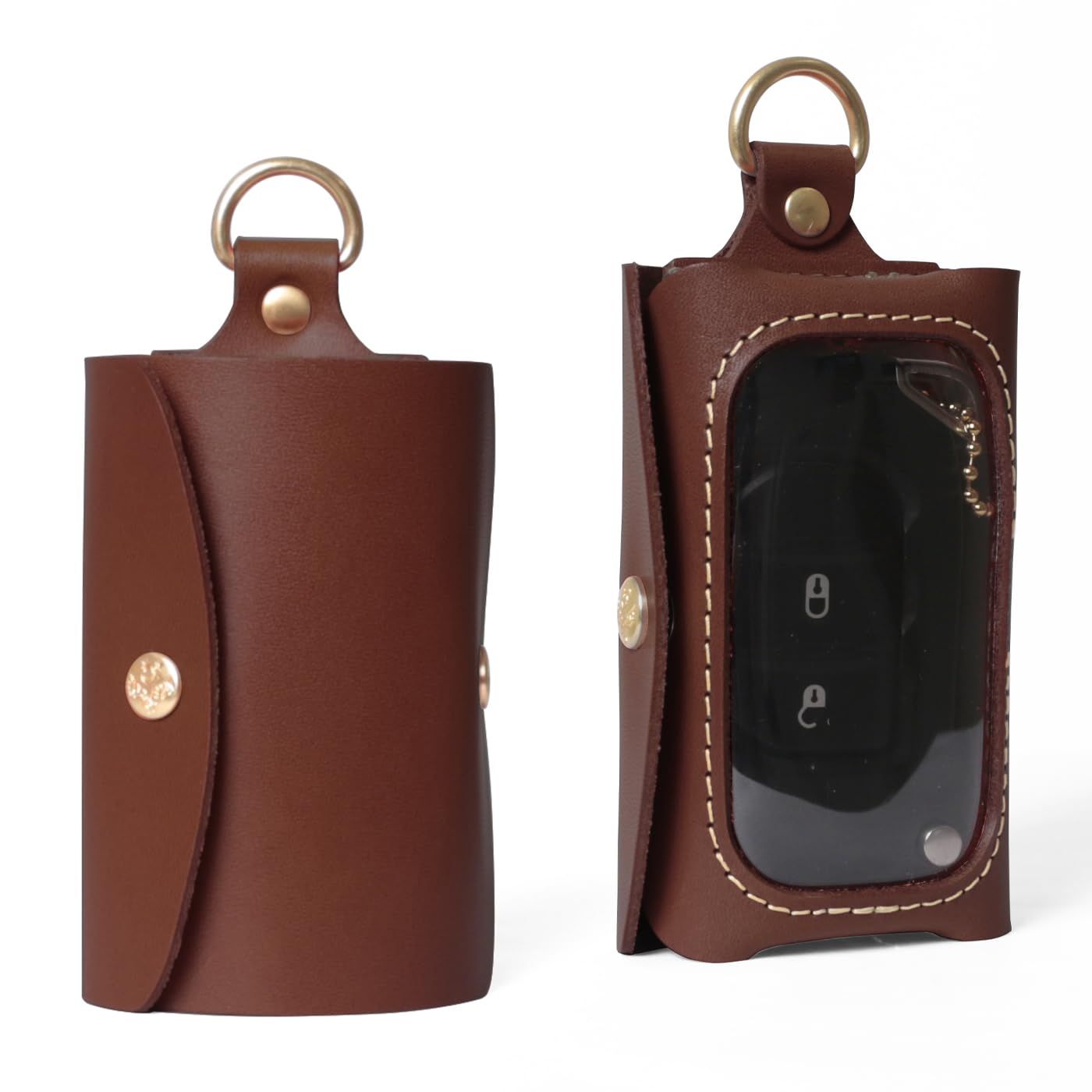 HUKURO スマートキーケース M -with- メンズ レディース 本革 スマートキー カバー型 キーホルダー 車 キーケース 栃木レザー フクロ