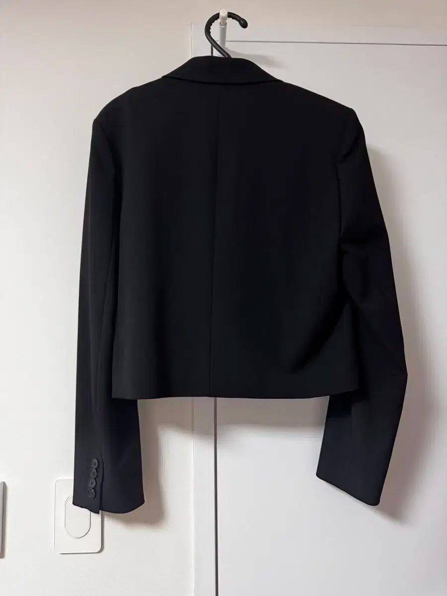 MUSINSA 冬 ブラック クロップド ジャケット S