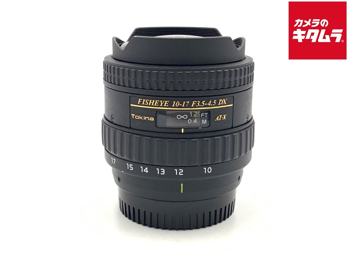 並品 トキナー AT-X 107 DX Fish Eye ニコン用 10mm-17mm