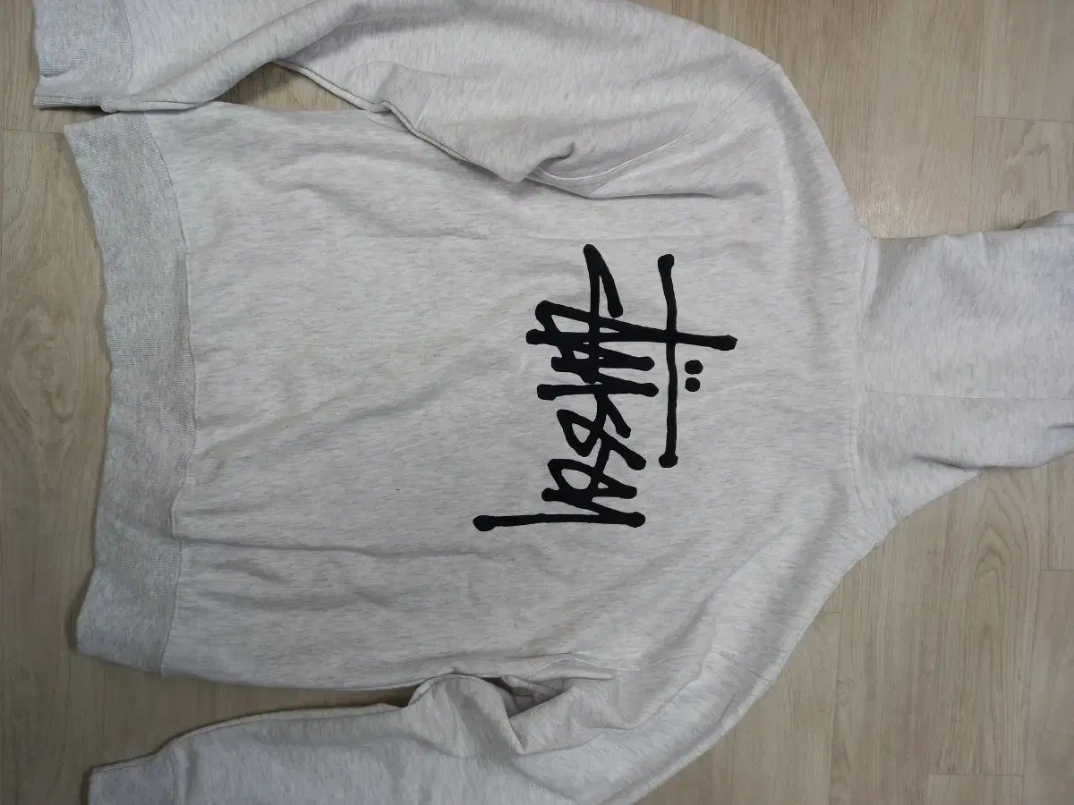 L STUSSY アッシュヘザー フーディー