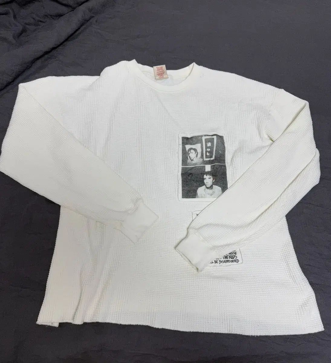 2 ザ ルクシーズ ワッフルプルオーバー 白