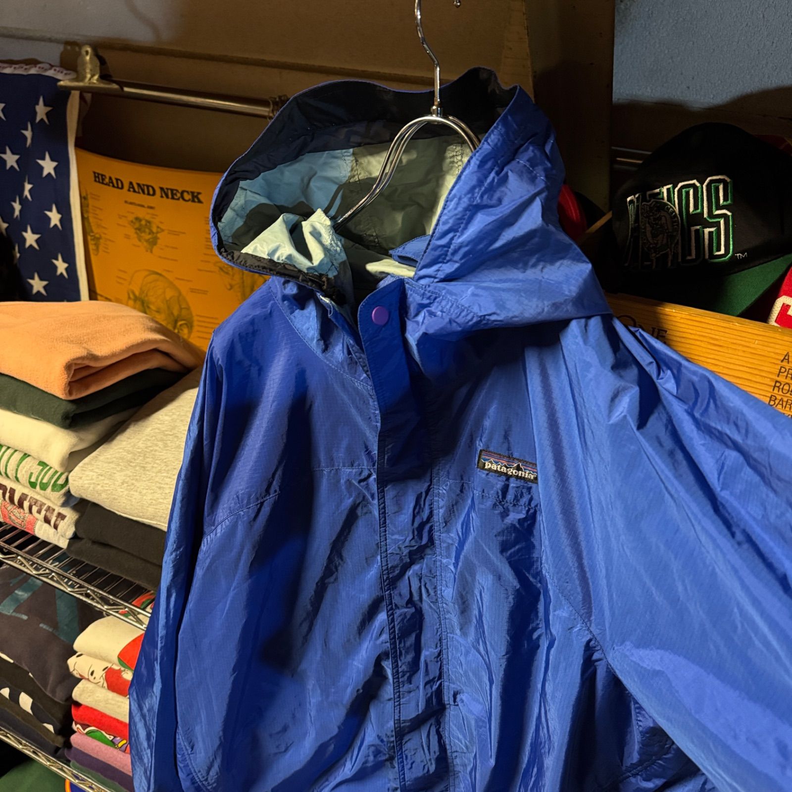 トレントシェルジャケット 青