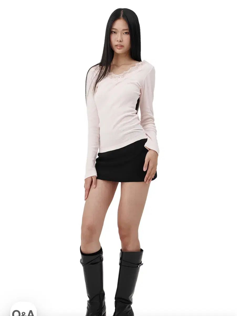 クリシーア クリームドーナッツ ロングスリーブ ベビーピンク