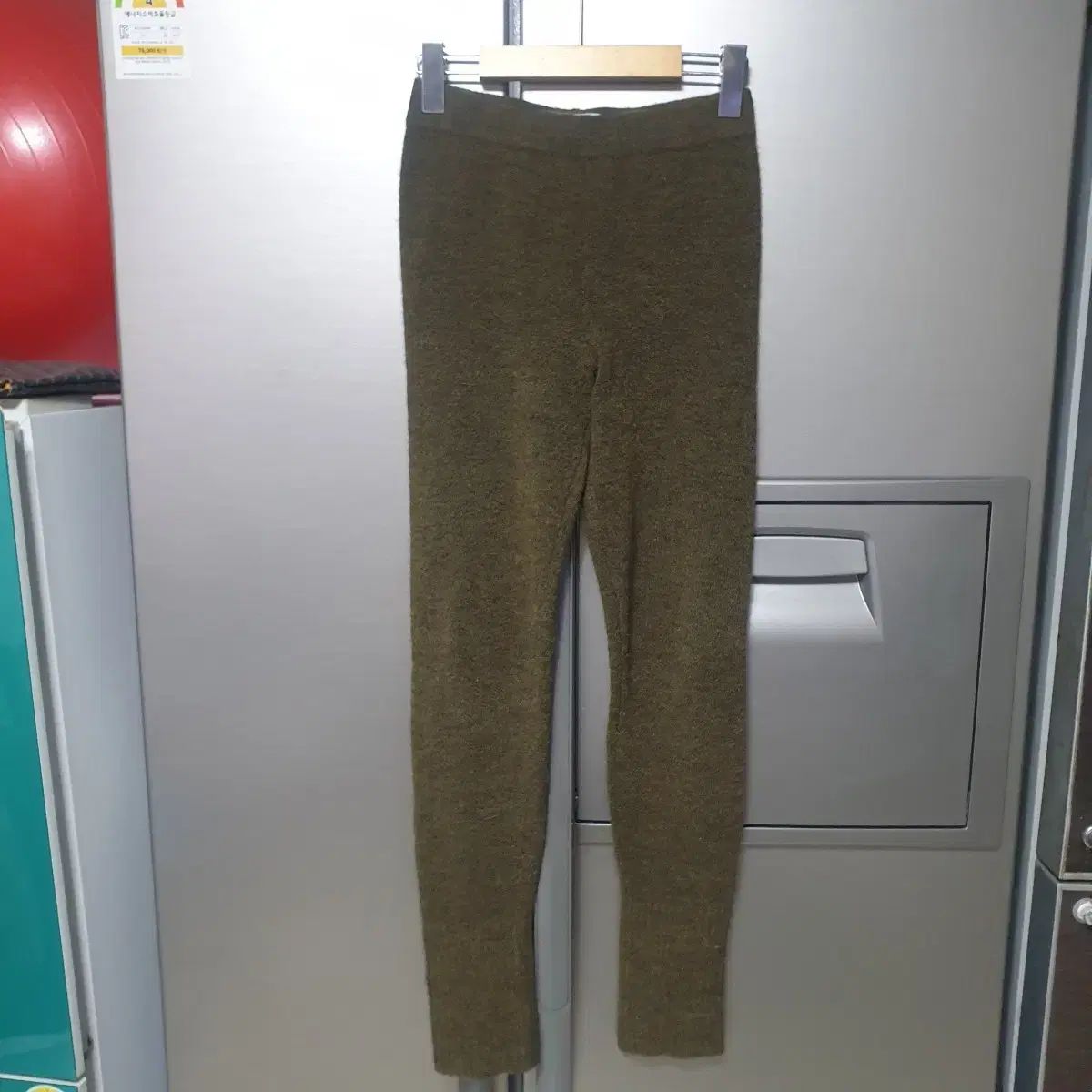 イザベルマラン カーキ ウール パンツ