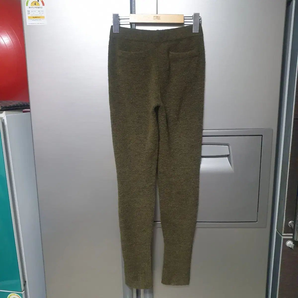 イザベルマラン カーキ ウール パンツ