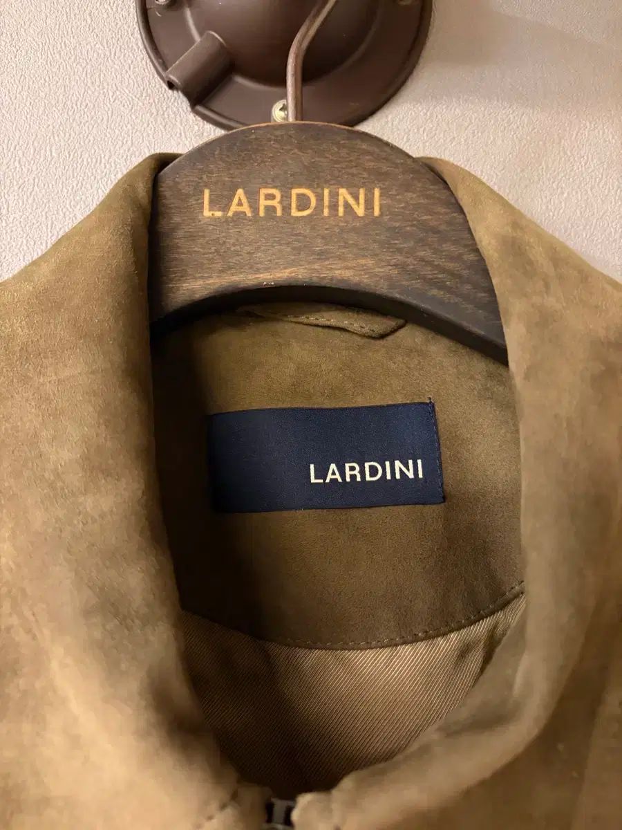LARDINI ラルディーニ スウェード ブルゾン ブルー