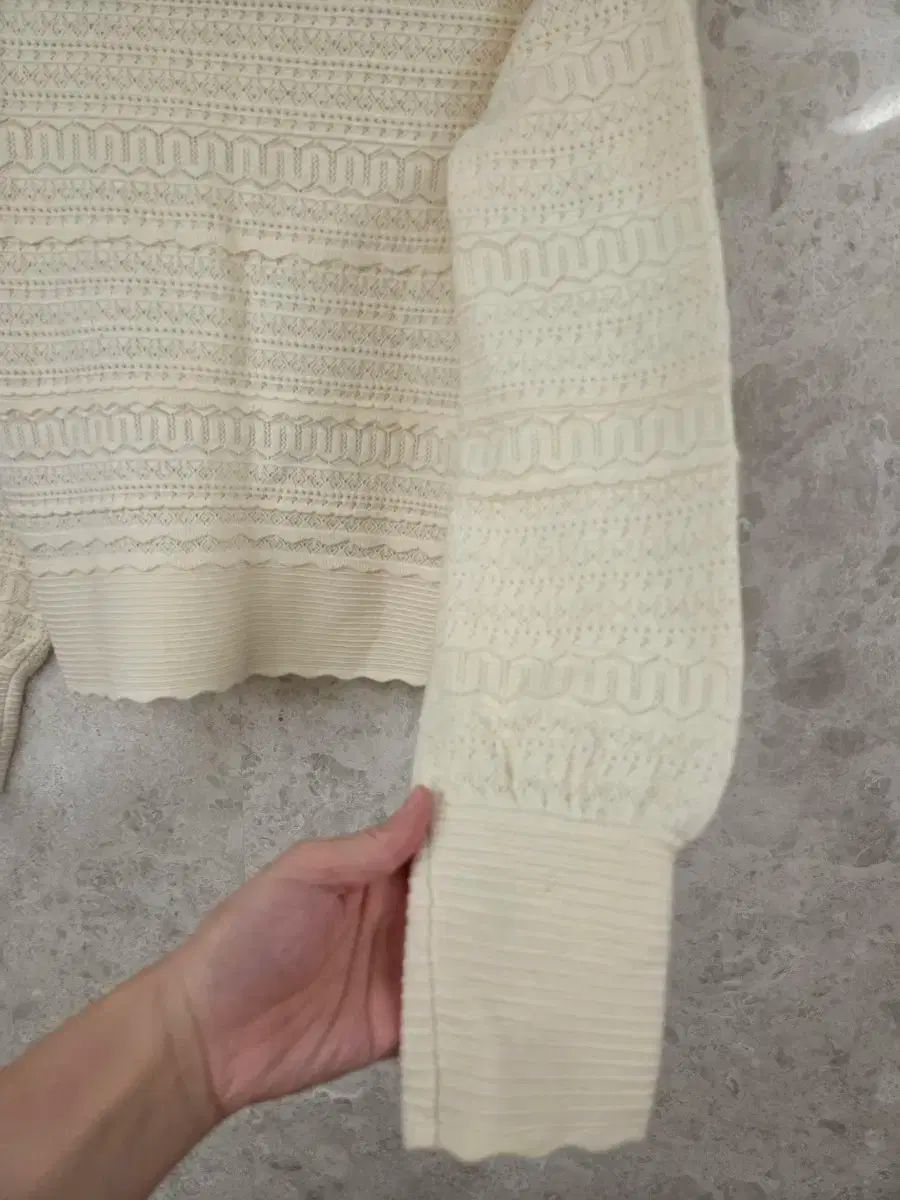  レニボン パール ニット 55 長袖 ニット セーター