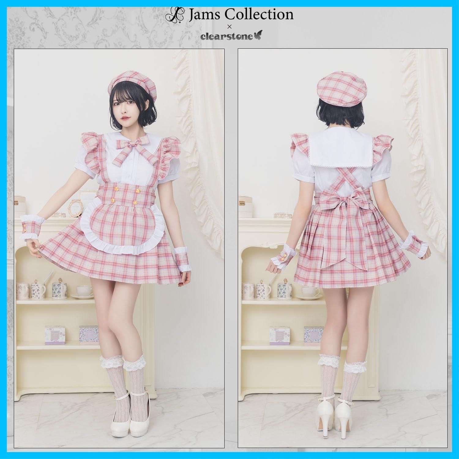  ピンク レディース アイドルチェックメイド コスプレ リリカルパレット クリアストーン Clearstone その他 文房具 事務用品