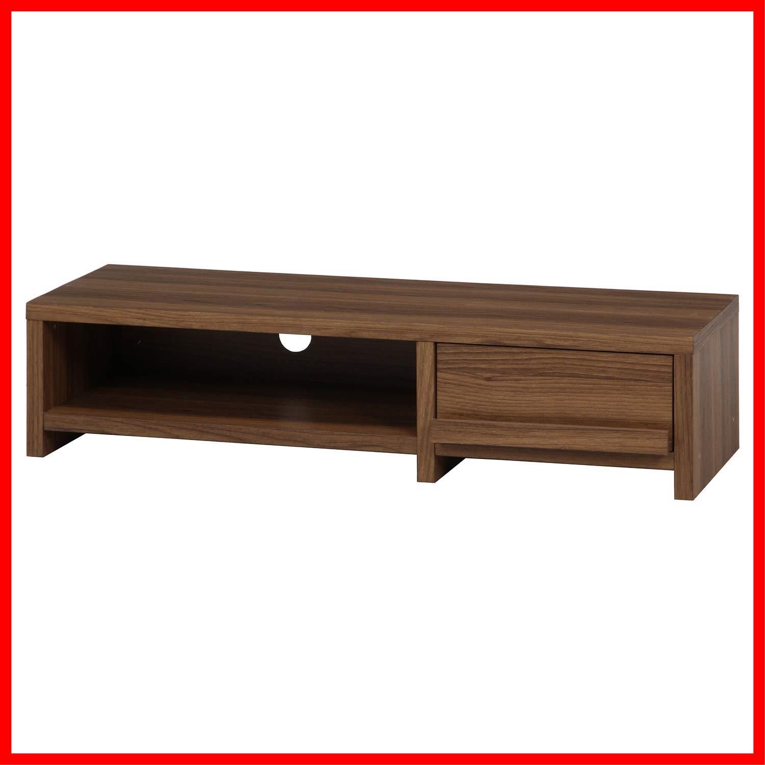 ライトブラウン 幅120 cm ローボード 97408 テレビ台 不二貿易