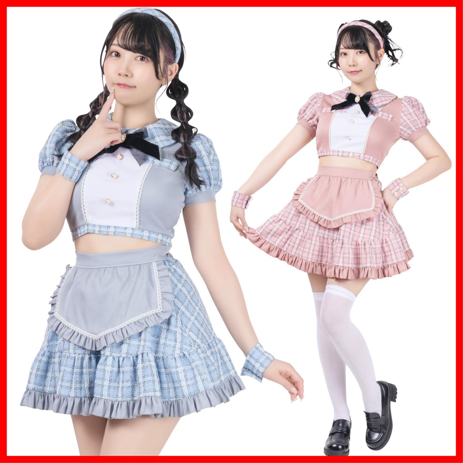 商品 ハロウィン アイドルツイードメイド コスプレ レディース リリカルパレット ブルー クリアストーン Clearstone