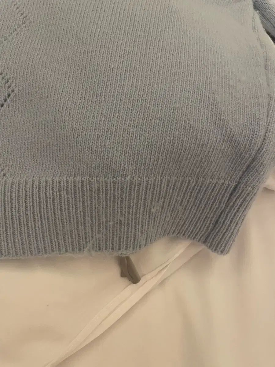 カーディガン ブルー