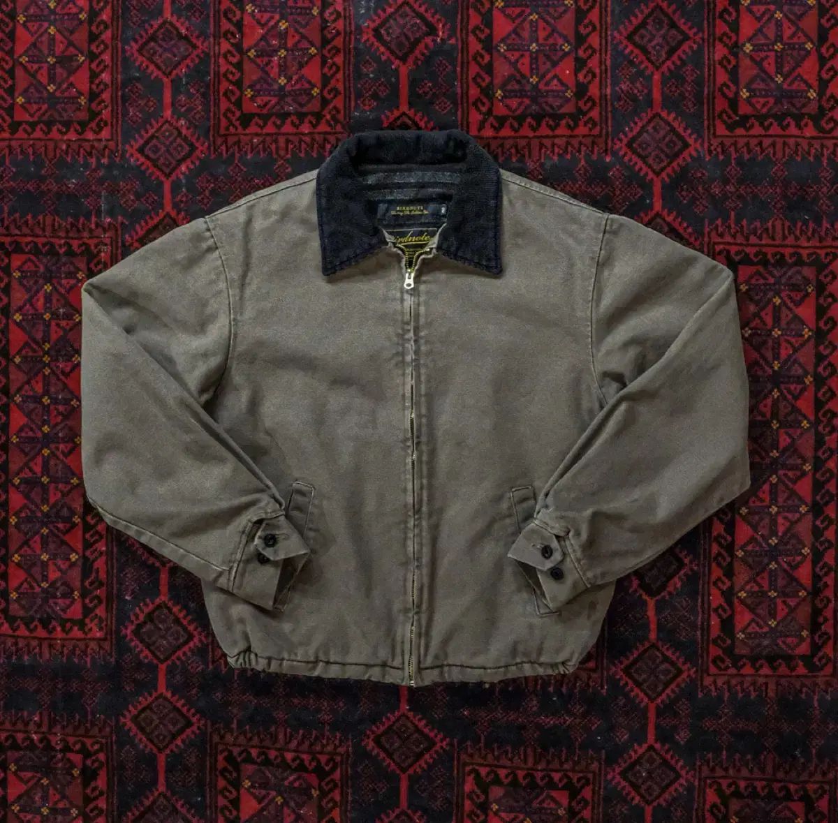 バードノート ヘビー ダック ジャケット グレー 46 birdnote