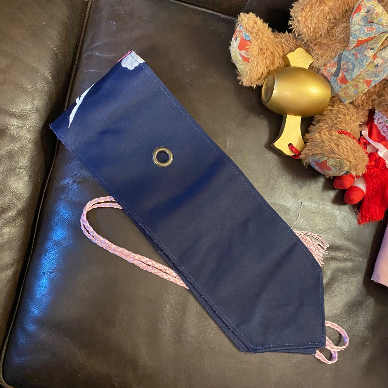 名古屋帯サッシュベルト付き