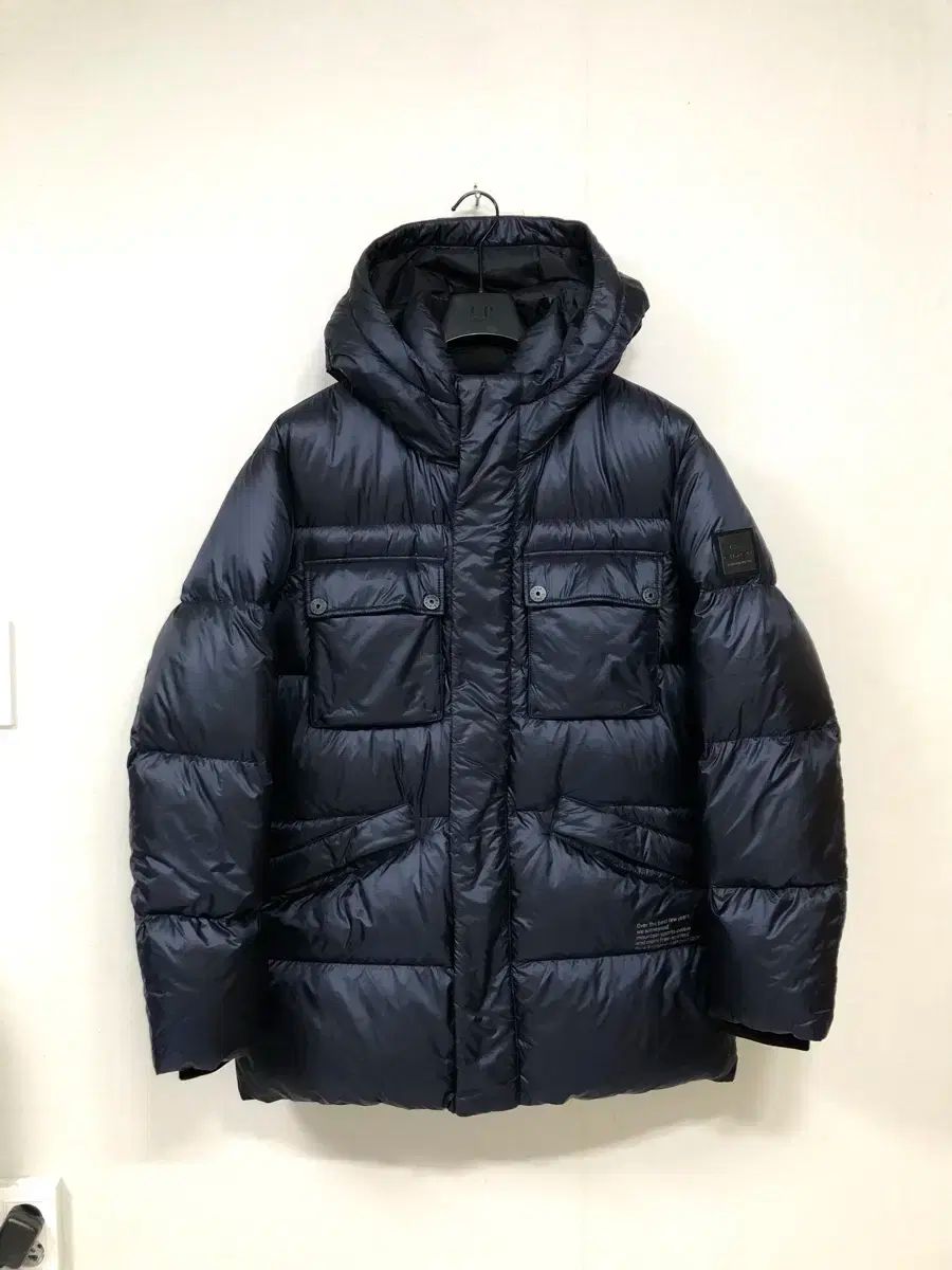 EIDER メンズ リップストップ ナイロン 빵빵한 グースダウン ダウン _ ネイビー M