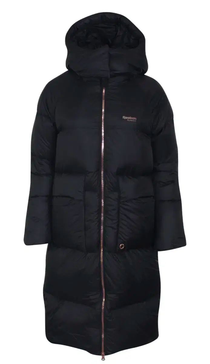 状態良し リーボック ユニセックス グースダウン 9 1 ダウンジャケット ロング丈 本当に軽い