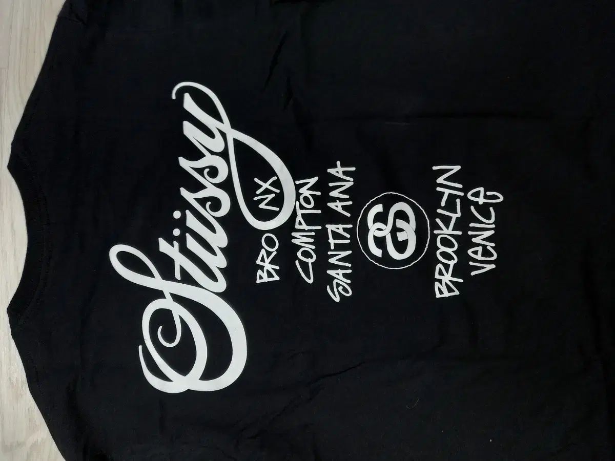  S STUSSY WORLD TOUR BLACK LONG SLEEVE Tシャツ 長袖 Tシャツ カットソー