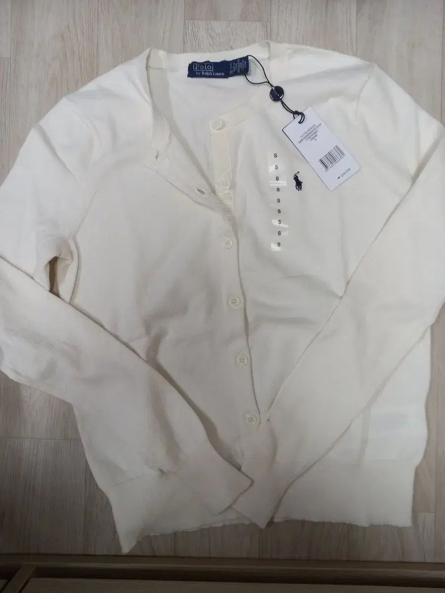 Sサイズ ポロ ラルフローレン アイボリー カーディガン
