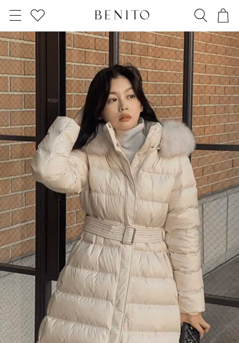 ダウンジャケット ロング丈