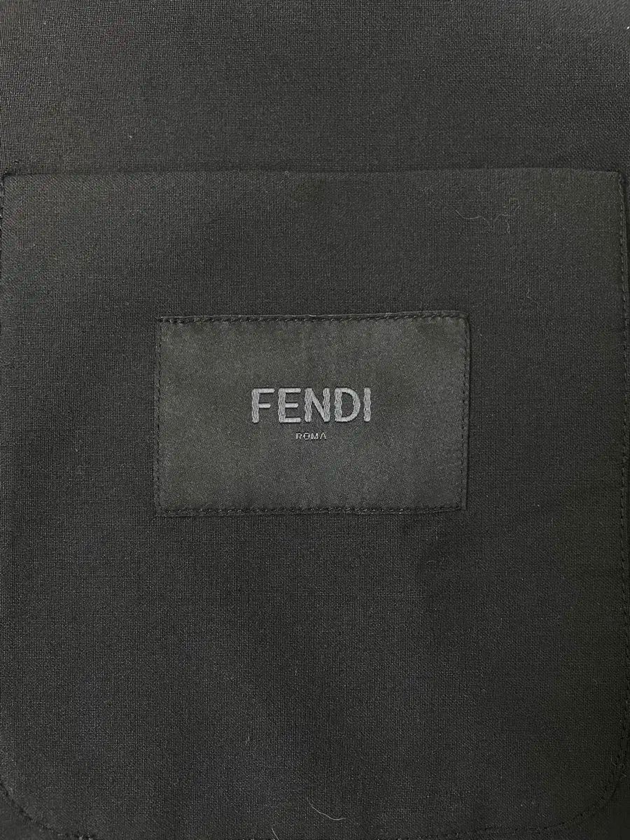 FENDI フェンディ ツーポケット シグネチャー ロゴ シャツ ジャケット 54 KANDAIZUMI_COM