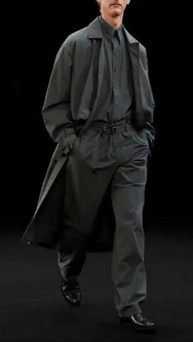 ルメール トレンチ セットアップ 50 48 ディープフォレスト