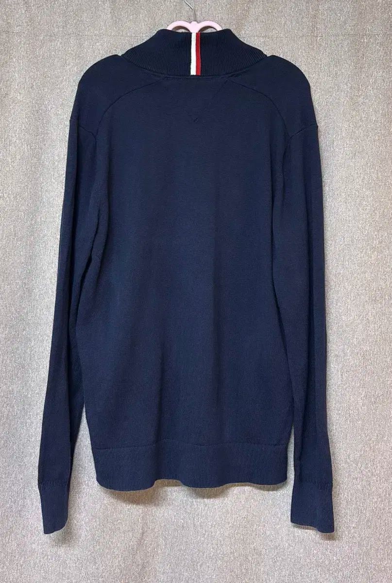 Tommy Hilfiger トミーヒルフィガー ネイビー カシミア ジップアップ カーディガン