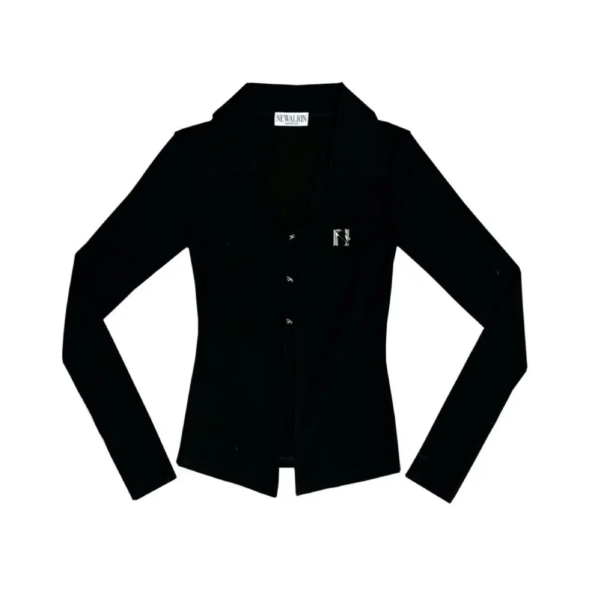 ニューアルリン シャツ トップス ブラック